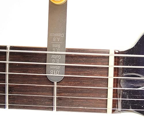 Miniatura 6 de MusicNomad Herramienta de calibre de alivio de cuello de varilla de refuerzo de precisión (MN600) y herramienta de medición de ranura de altura de