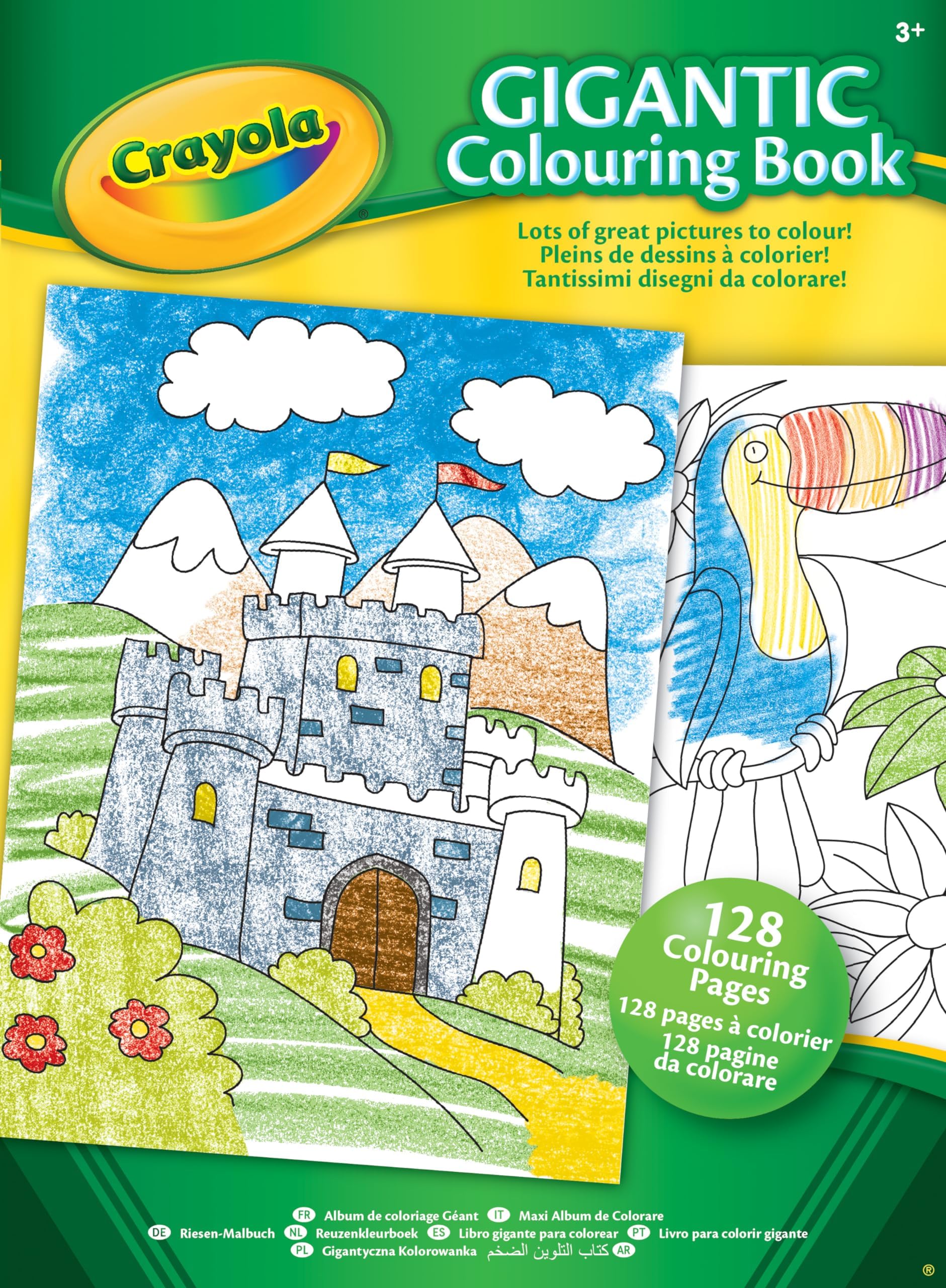 Gigantic Colouring Book | 128 A4 Pages of Colouring Fun | Ideal for Kids Aged 3+