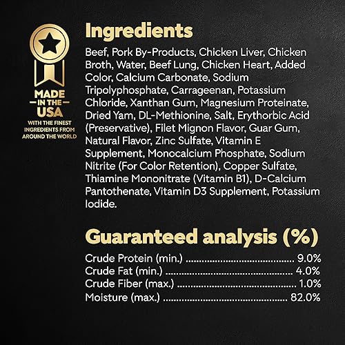 Miniatura 24 de CESAR Wet Dog Food Classic Loaf - Comida húmeda suave para perros, en salsa sabor a tocino ahumado y huevo, (24) 3.5 onzas bandejas fáciles de abrir