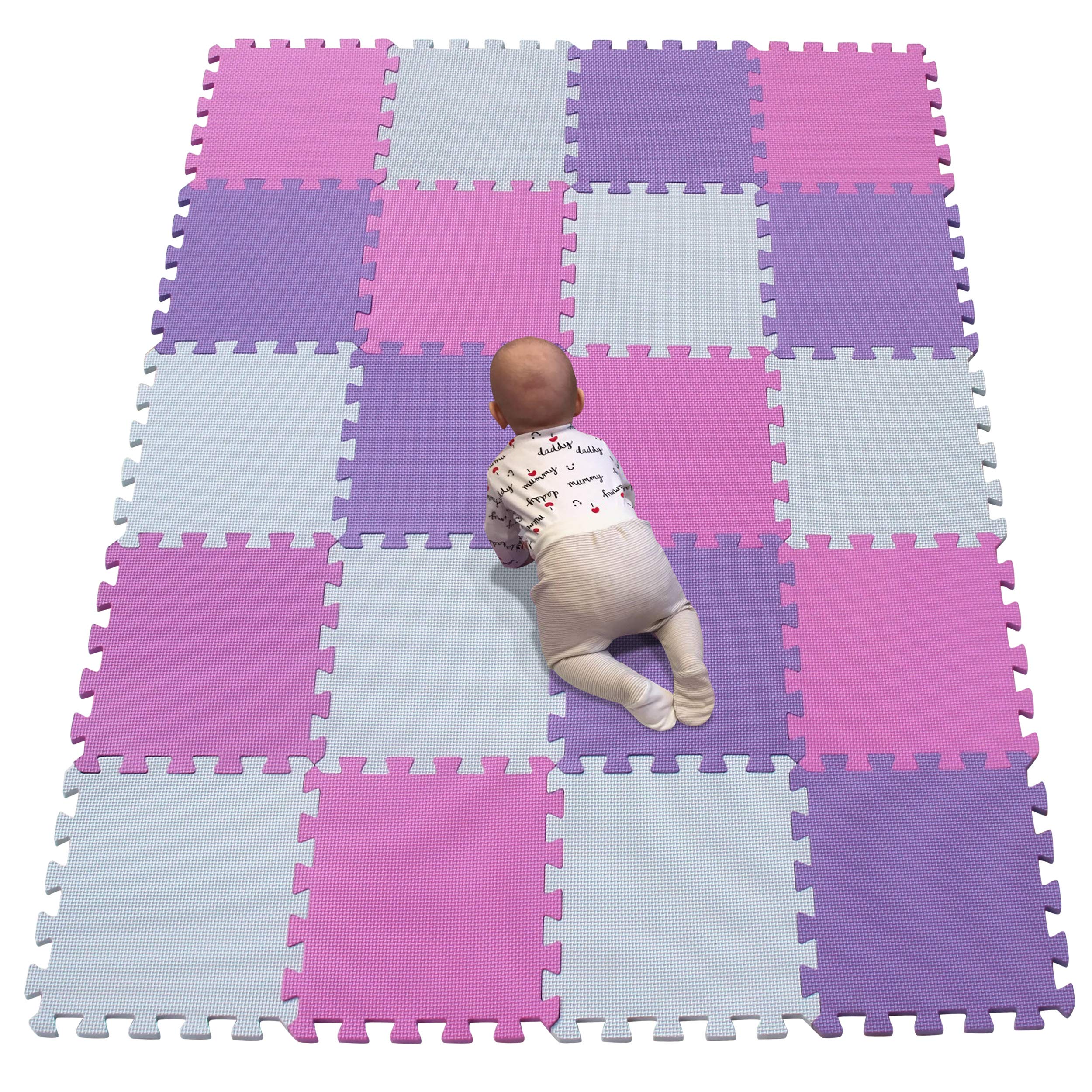 YIMINYUER® 20 Pezzi (30cm×30cm×1cm Ogni Pezzo), Tappetini Puzzle, Bambini Tappeto Gioco, Matrice Tappezzi Puzzle, Gioco Ragazzi R01R03R11G301020
