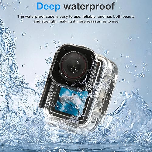 Miniatura 5 de FitStill Funda impermeable subacuática de 196 pies196.9 ft con interfaz magnética de liberación rápida compatible con DJI Osmo Action 5 Pro Action 4