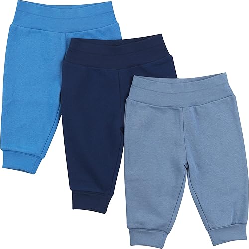 Hanes Pantalones de forro polar para niñas, paquete de 3, pantalones deportivos Flexy súper suaves en 4 direcciones, pantalones deportivos elásticos