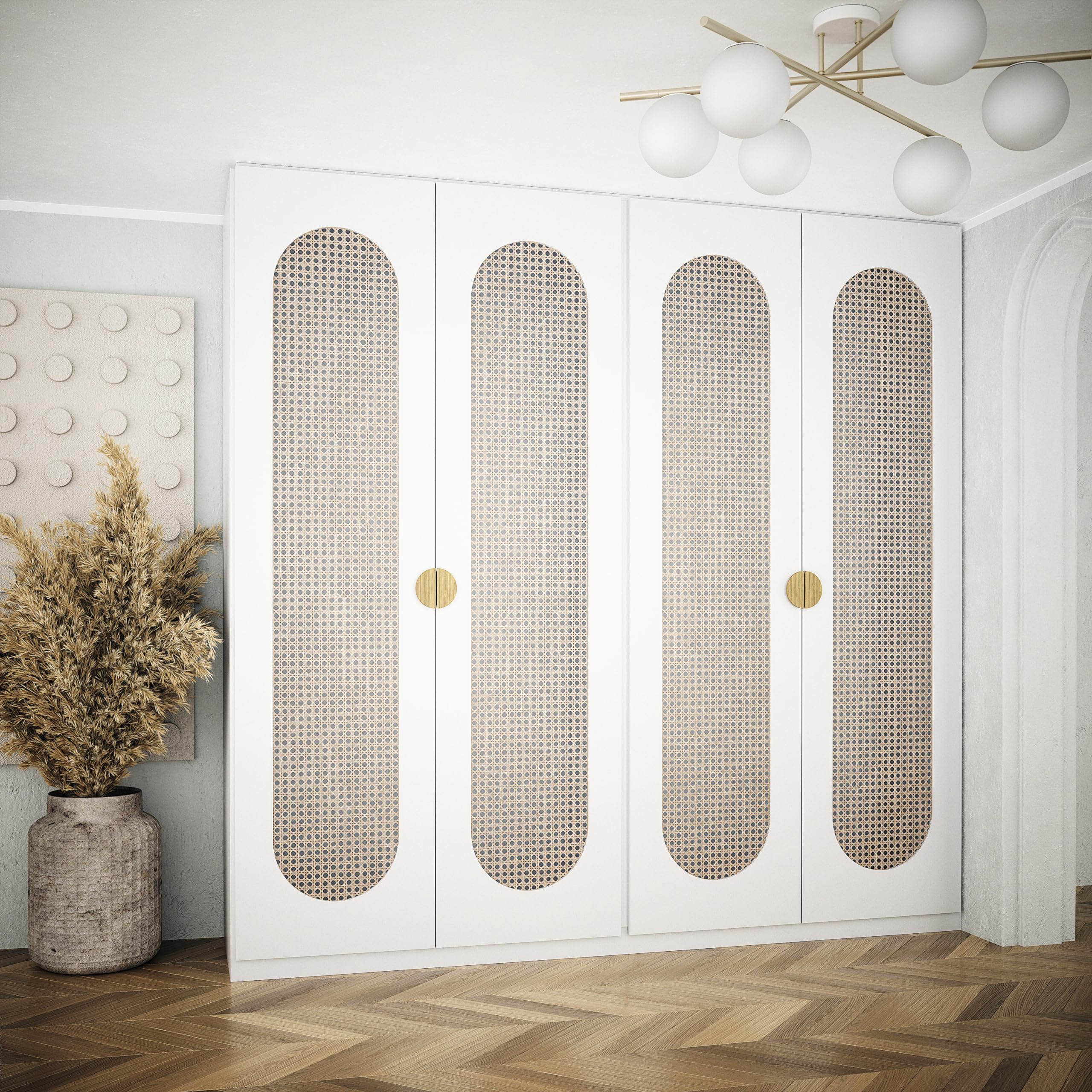 Sossai tiradores de madera de roble | GAH02 | distancia entre agujeros 70mm, diámetro 130mm, 10 piezas