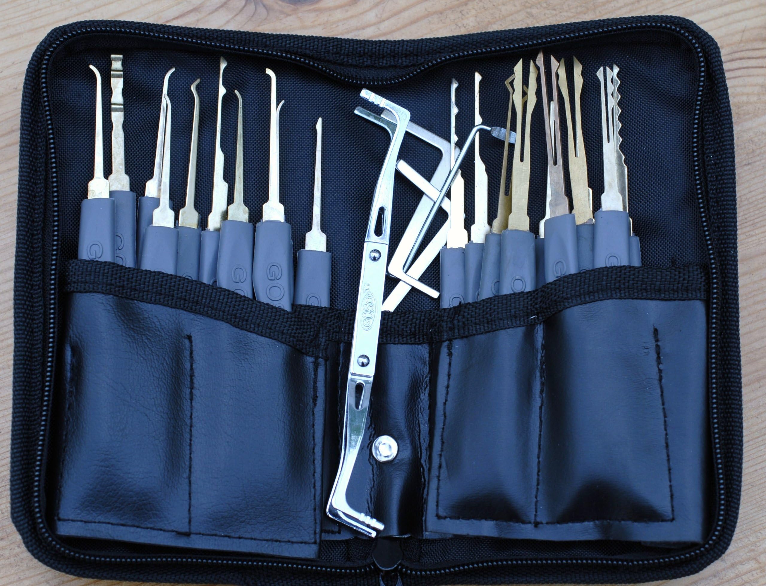 24 piece GOSO lock pick set