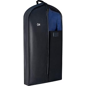 Luxury Storage Garment Bag for Men Suit Long Women Dress Tuxedo Uniform 47 Inch 5 Inch Side Gusset