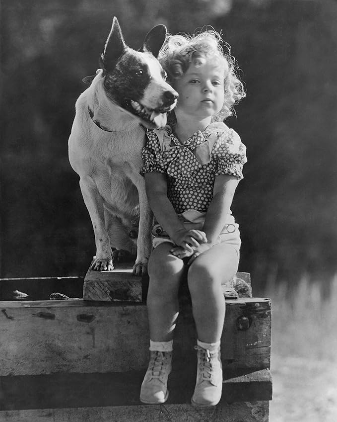 Eddy's Entertainment Shirley Temple & Buster, Dog 8x10