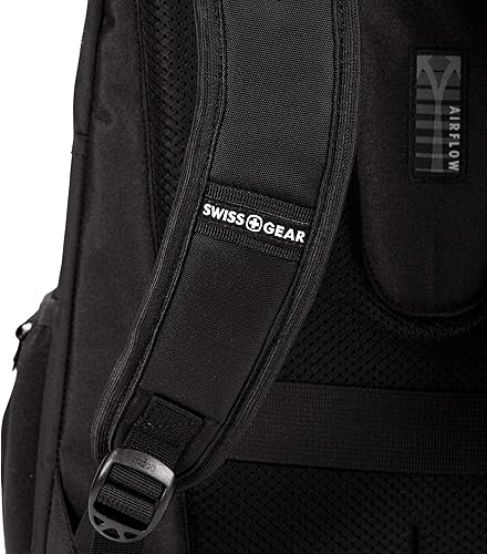 Miniatura 7 de SwissGear 5698 - Mochila para laptop, color negro, 17 pulgadas, Negro, 17-Inch, Mochila para portátil 5698