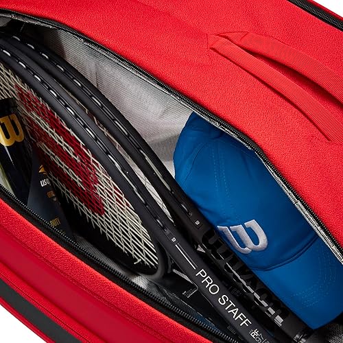 Miniatura 7 de WILSON RF DNA Tennis Racket Bag - Red and Black