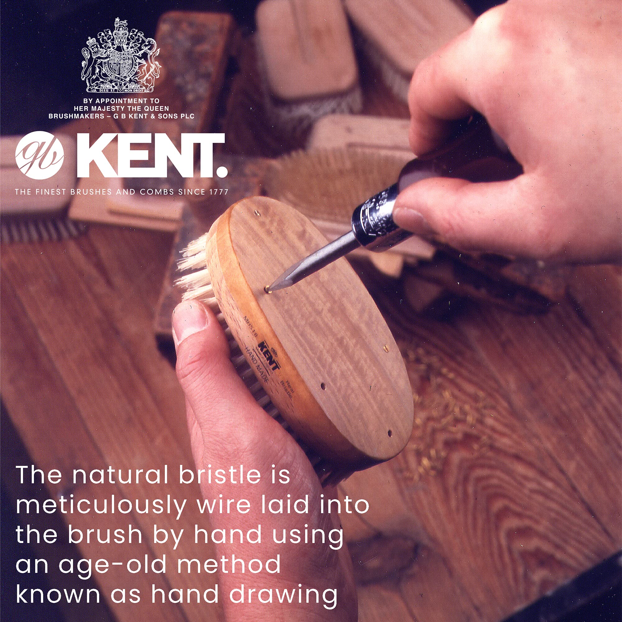 Amazon.com : Kent MHS18 Mens Luxury Military Style Hair Brush