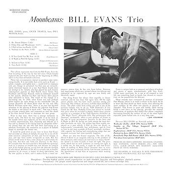 ジャズレコード Bill Evans Trio/Moonbeams Moon Beams - Bill Evans Trio - Amazon.com Music