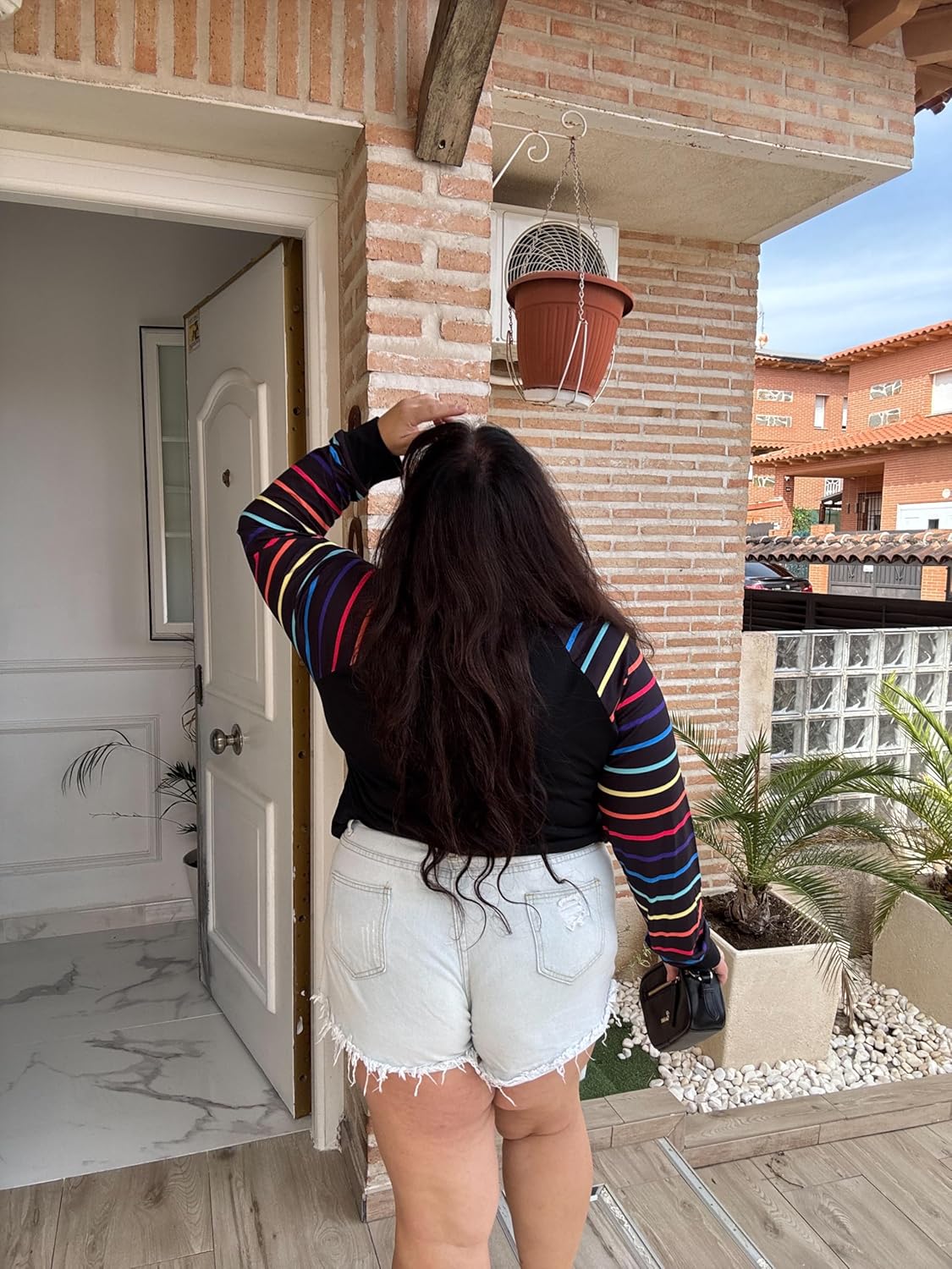 RITERA Plus Size Tops for Women V Neck Long Sleeve Winter Shirts Oversized Casual Tunic - Image 5