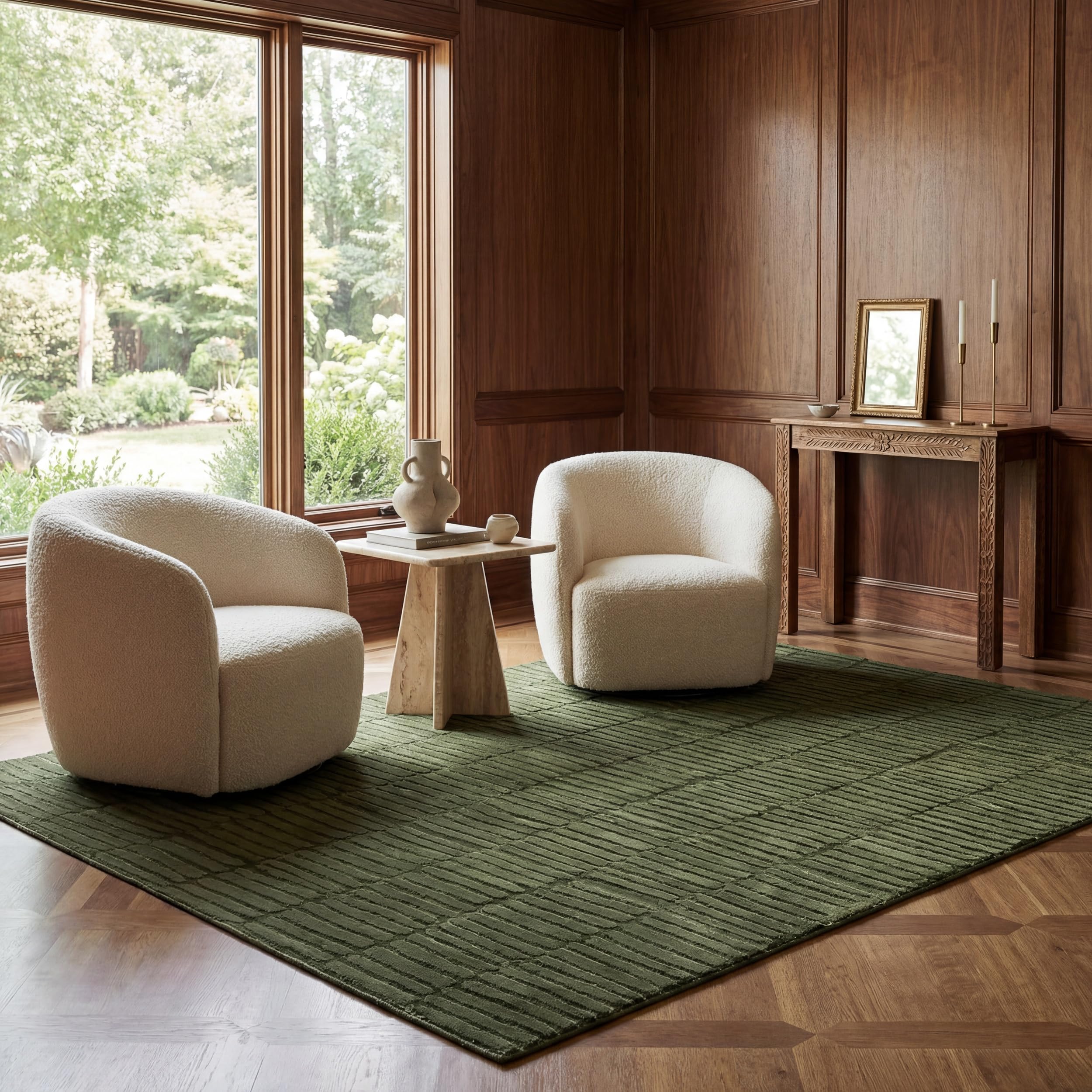 Amazon.com: RoomグリーンルームLEGIANレギャン16.5g定価10500円 Green Rostyle Bedroom,Shaggy for Rugs Area 4x6 Green Fluffy ダーツ