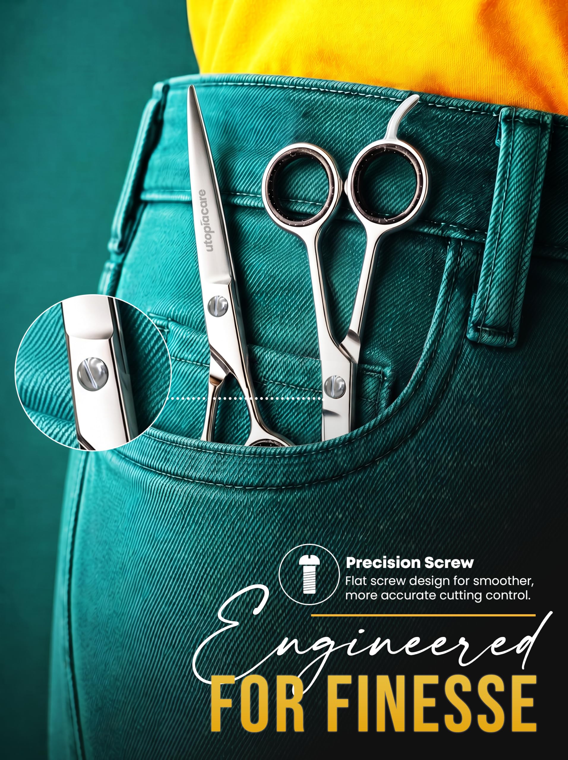 Premium Hair Cutting Scissors - 6.5 Inch -8 Premium Hair Cutting Scissors - 6.5 Inch -8