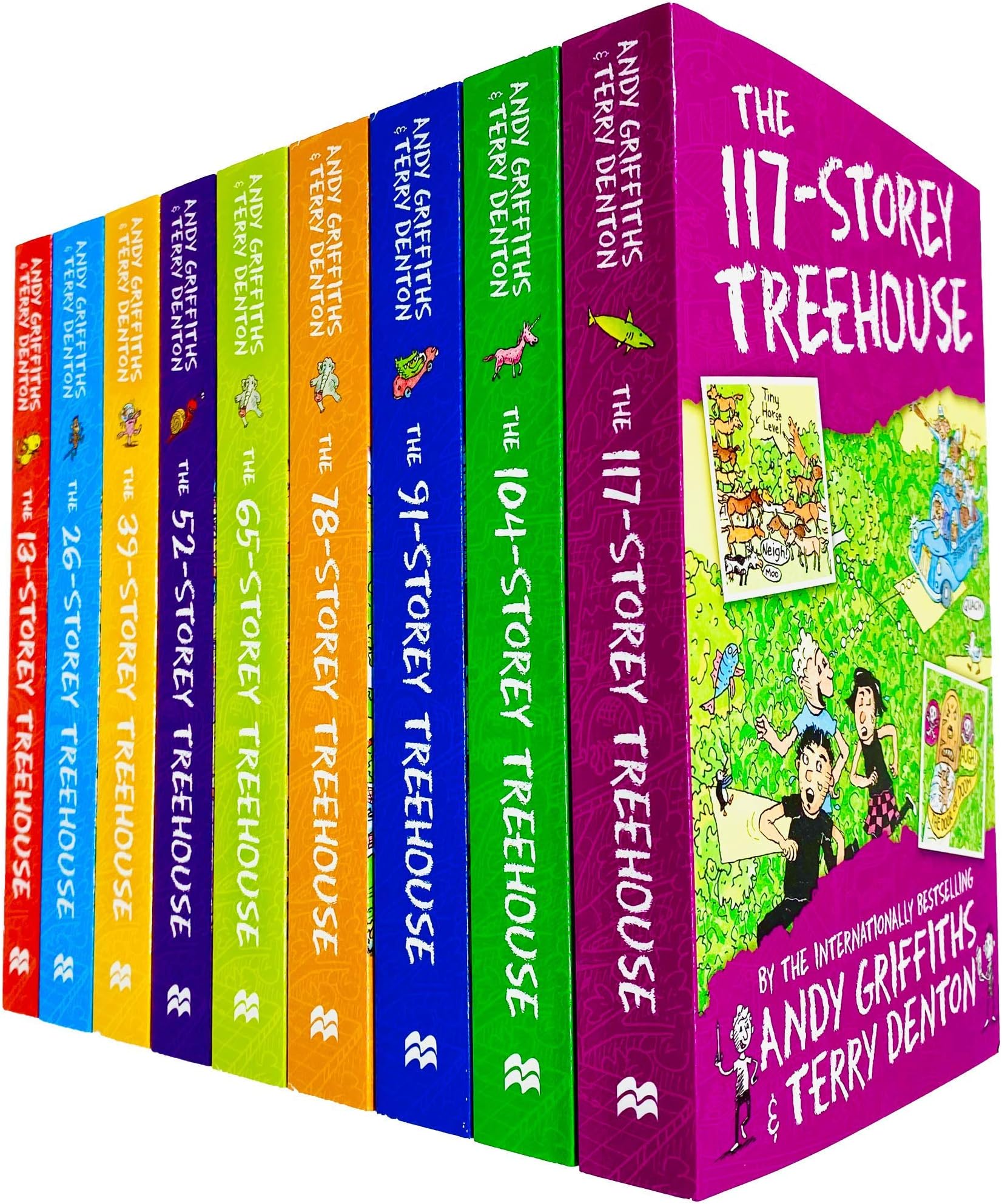 Andy Griffiths The Treehouse Books Collection 7 Books Set Paperback – 1 Jan. 2017