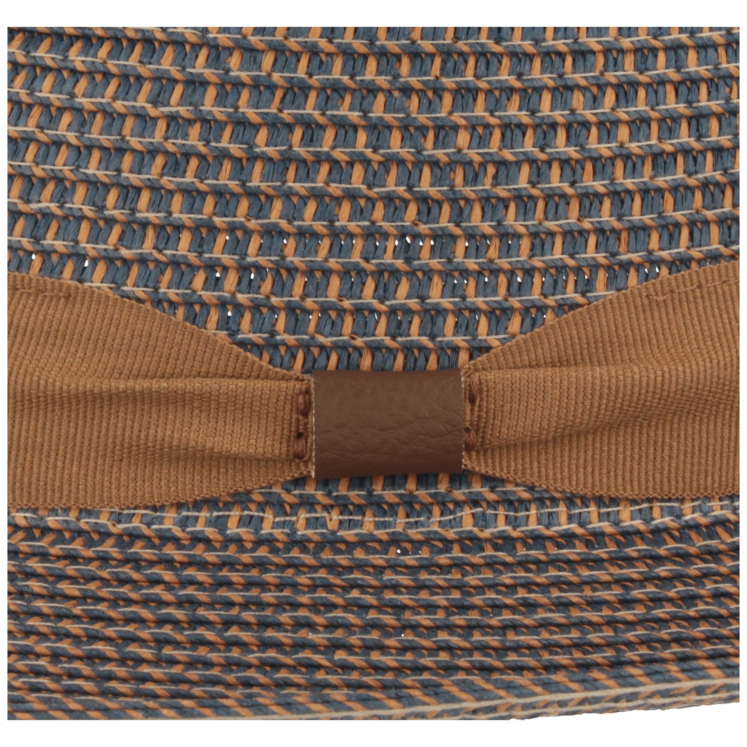 Breiter Cappello di Paglia Cappello Estivo in 100% Carta Cappello da Sole particolarmente Leggero, Flessibile, Delicato sulla Pelle e Comodo