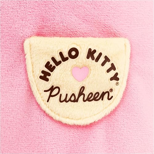 Miniatura 4 de GUND Hello Kitty x Pusheen The Cat - Peluche de Sanrio Pusheen, 9.5 pulgadas