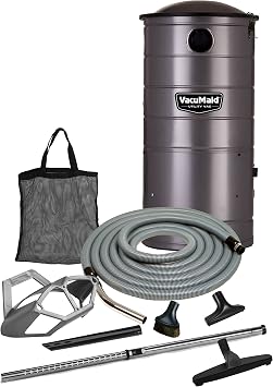 UV150GKP Extended Life Professional Wall Mounted Utility Vacuum with 50ft. Garage Kit Pro Unit and Kit