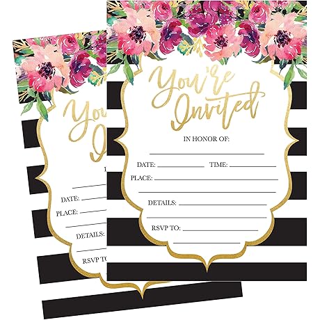 Hadley Designs Wedding Shower Invitations