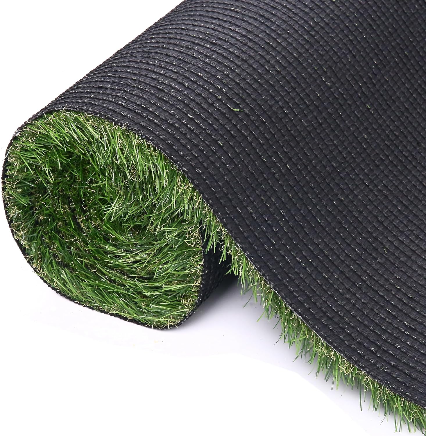 Artificial Grass Realistic Fake Grass Synthetic Turf Thick Lawn Pet Turf, Indoor/Outdoor Landscape, High Density, 35MM Pile Height, Customized Size 1FT x 9FT (9 FT²)