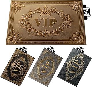 Debit Card Skin Sticker 4 Pack, Business Professional VIP Design, Waterproof Vinyl Credit Card