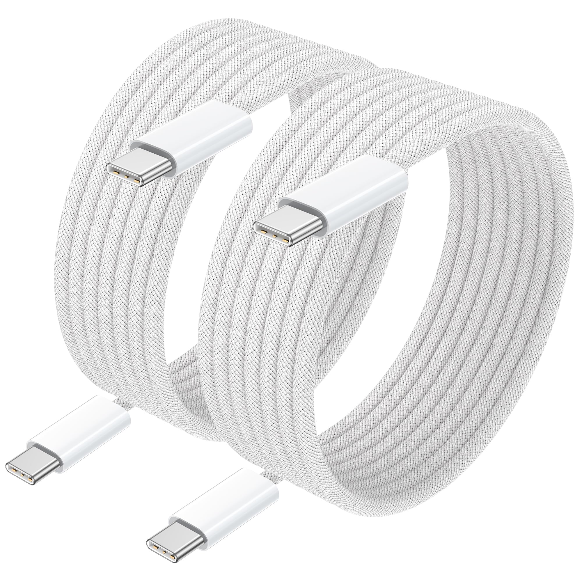 GIANAC 100W USB C auf USB C Kabel [2 Stück] Schnellladekabel USB C PD 5A/100W USB C Ladekabel mit E-Mark Chip für Phone, Android Galaxy, Huawei, Mate20, Honor View 10, Nexus