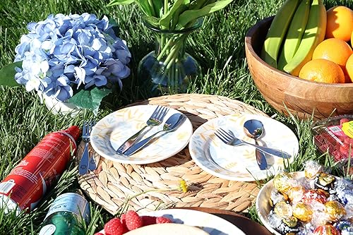 Miniatura 2 de ANNOVA Juego de cubiertos para niños 12 piezas de acero inoxidable 6 tenedores seguros 6 cucharadas para niños utensilios para niños juego de