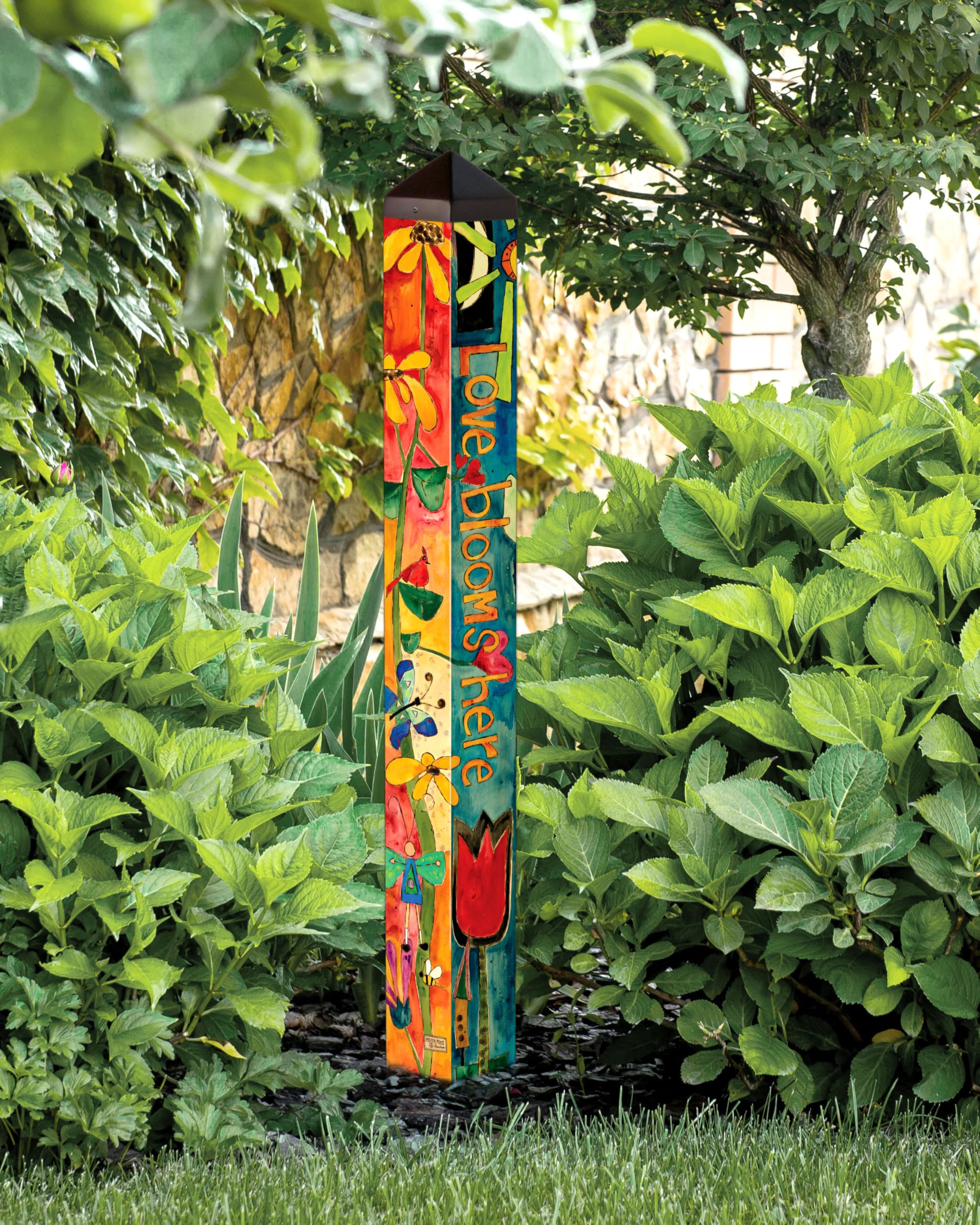 Amazon.com : Studio M Art Pole, PVC Weather Resistant Pole with
