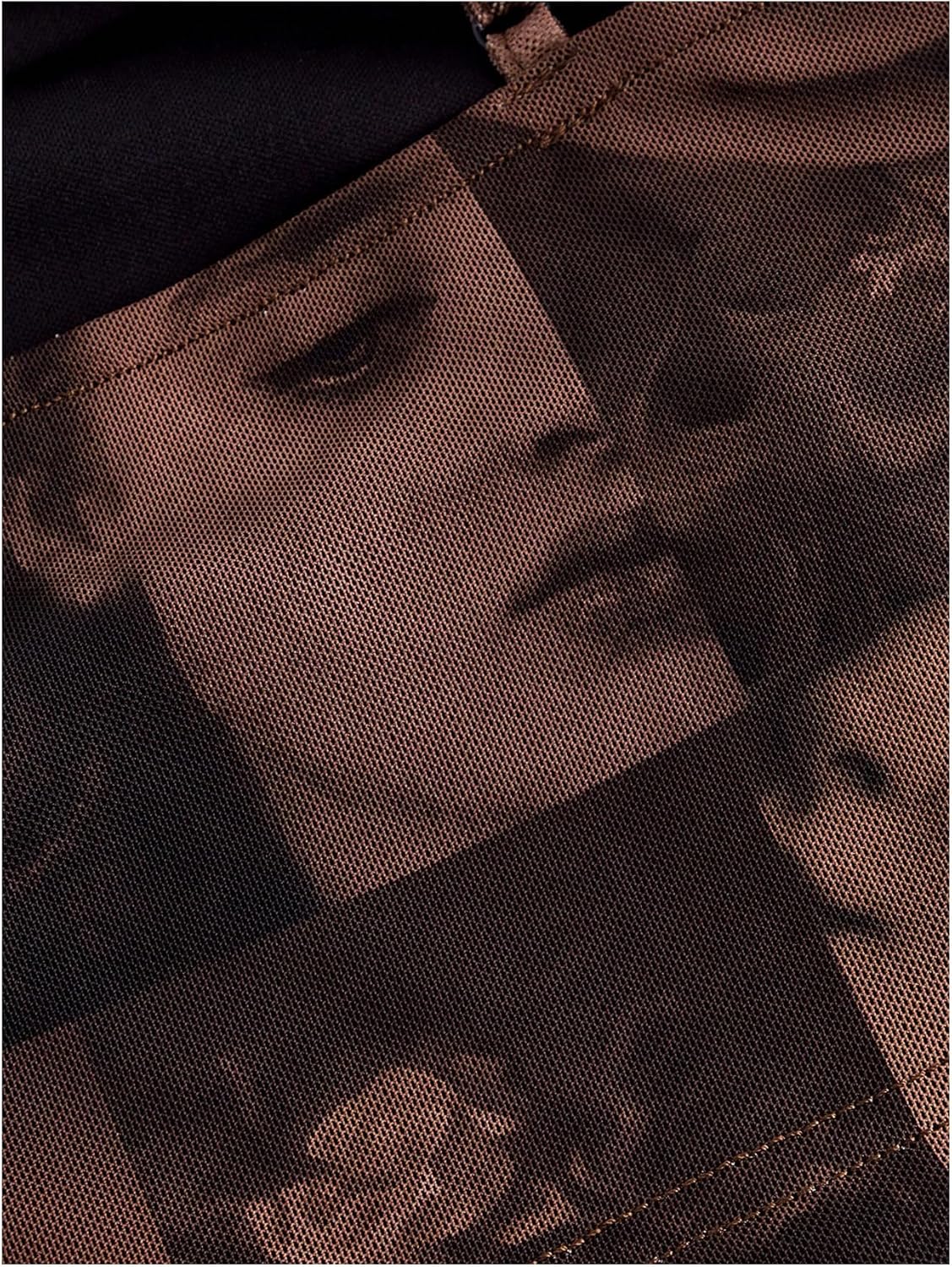 WDIRARA Women's Vintage Floral Mesh Cami Ruched Asymmetrical Going Out Tops - Image 2