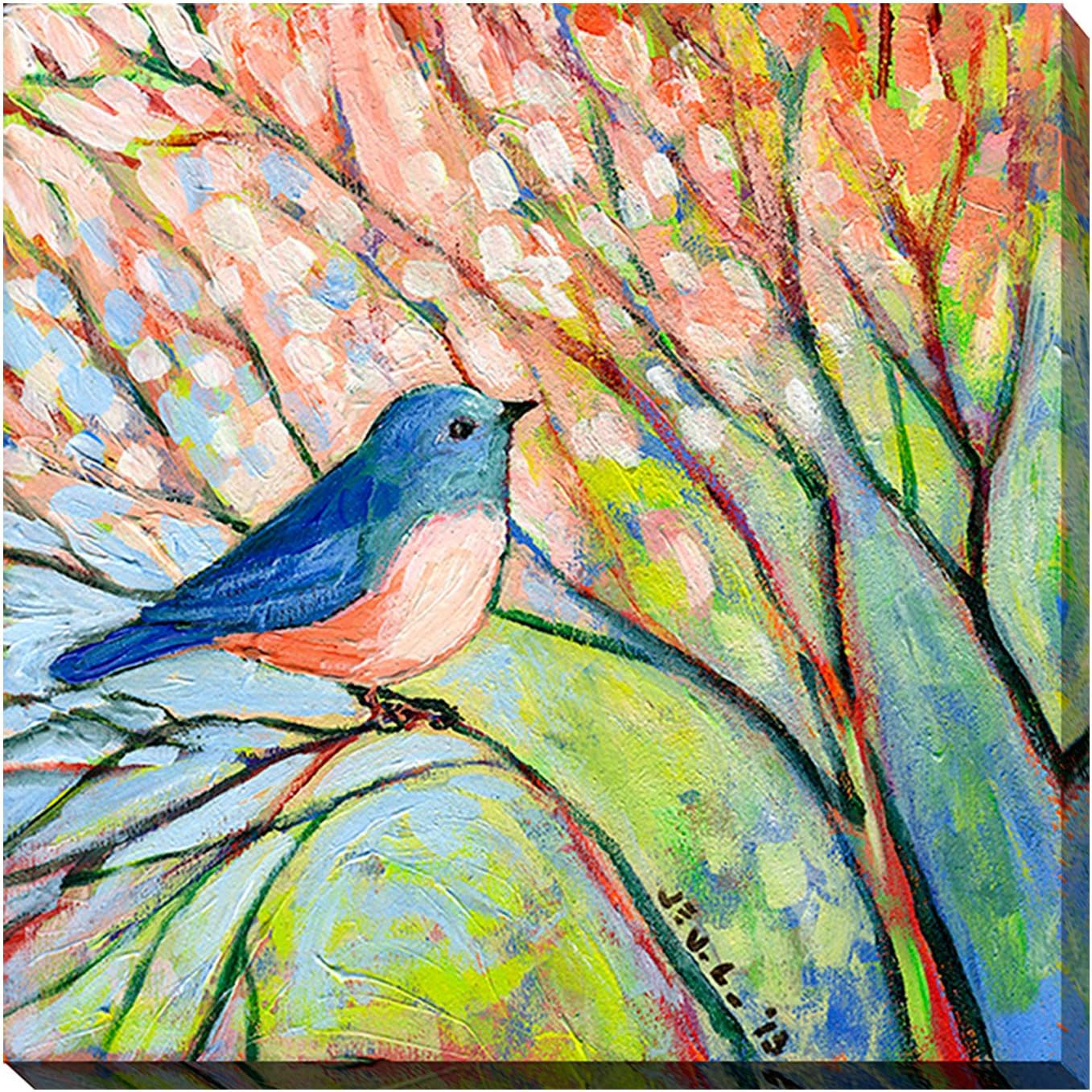 Picture Perfect International Giclee Stretched Wall Art by Jennifer Lommers Blue Bird Artists-Canvas, 24 in x 24 in x 1 in