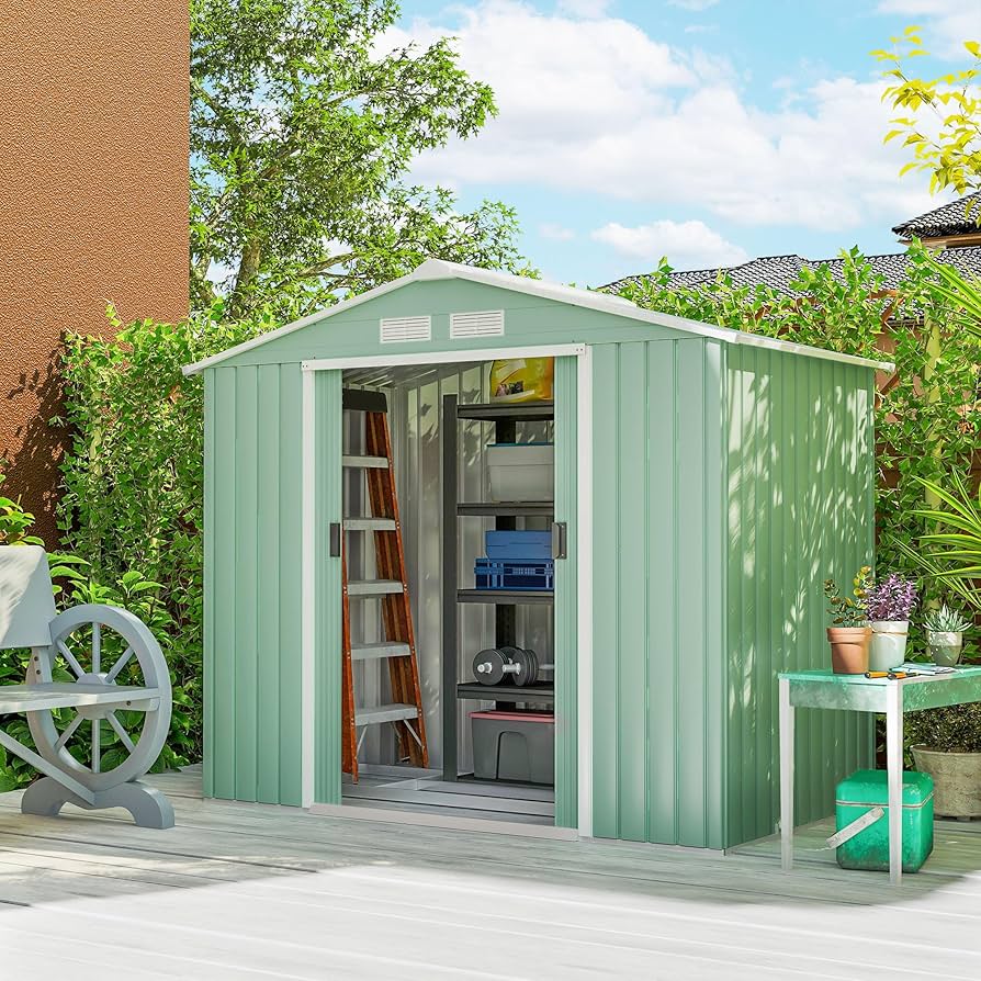 Rocksteady SUNさま専用 Amazon.com : Outsunny 7' x 4' Outdoor Storage Shed, Garden
