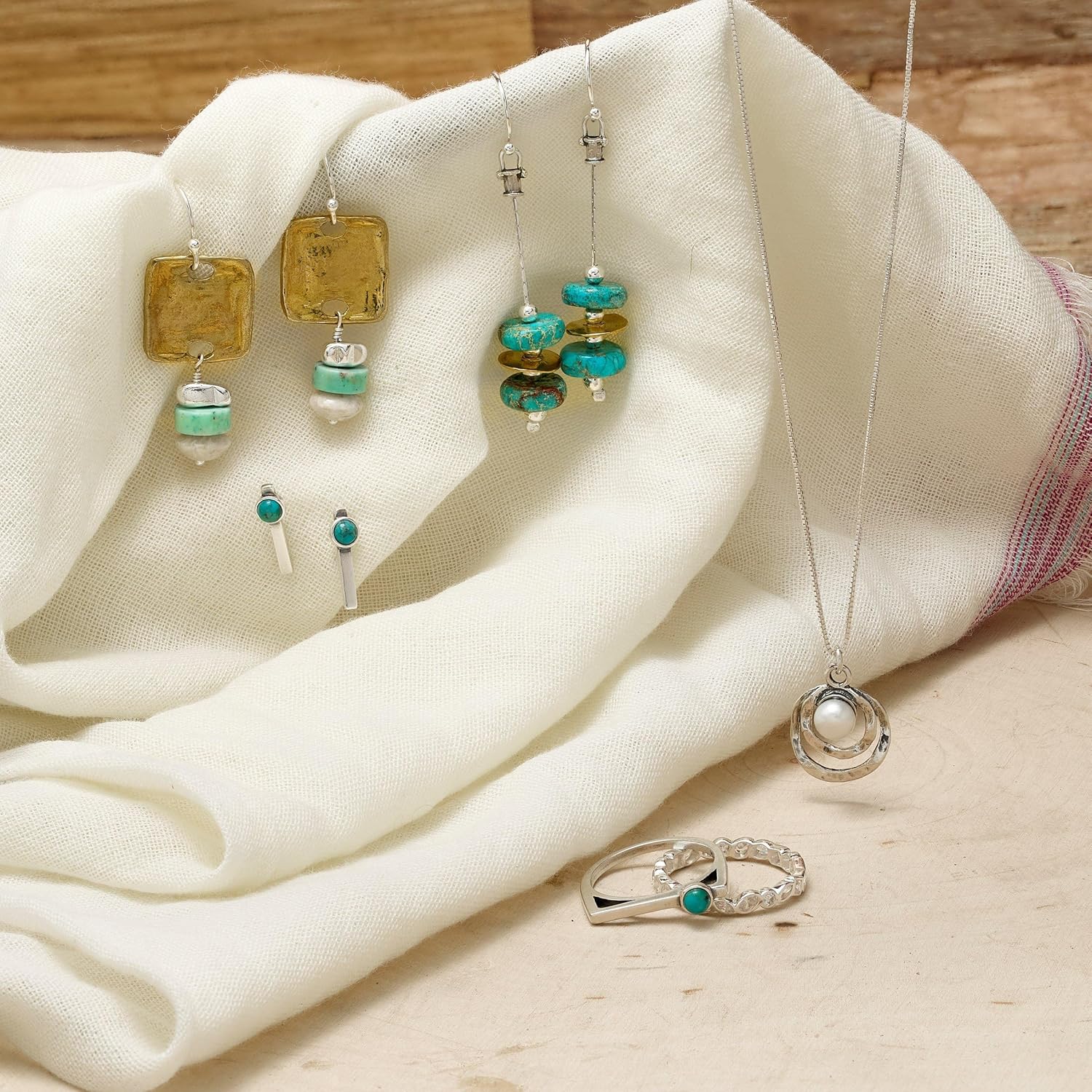 Silpada 'Soft Motion' Sterling Silver Freshwater Pearl Pendant Necklace, 16" + 2"