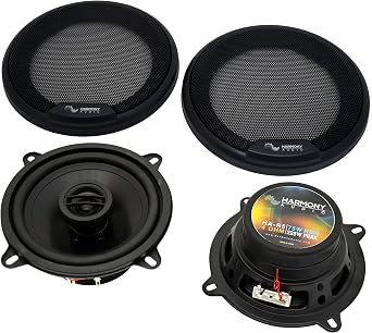 Harmony Audio HA-R5 Car Stereo Rhythm Series 5.25" Replacement 225W Speakers & Grills