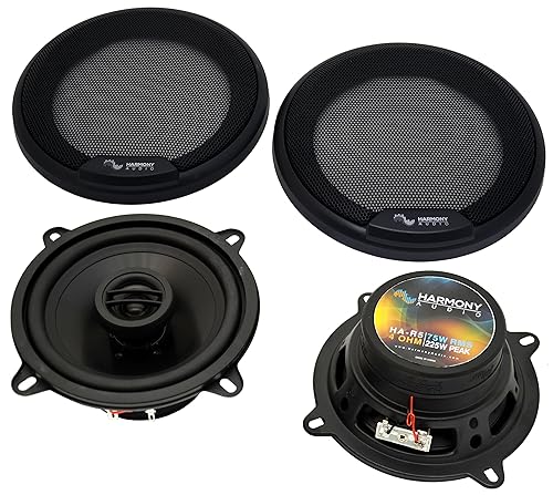 Miniatura 5 de Harmony Audio HA-R5 Compatible con Hardbody Truck 95-97 5.25" Altavoces de repuesto de 225 W, altavoces HA-R65 de 6.5 pulgadas de 300 W, HA-A400.4
