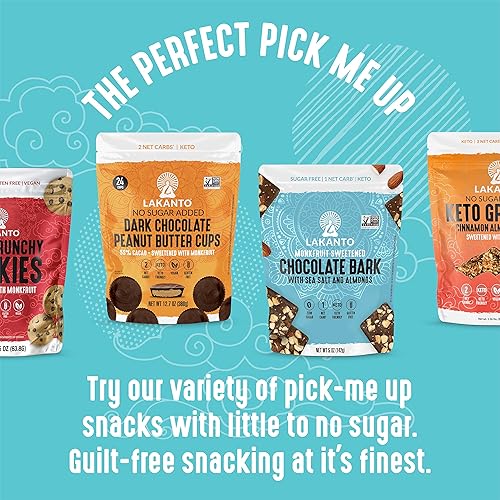 Vista 7 de Lakanto Nueces confitadas esmaltadas simples, sin azúcar añadido, endulzadas con fruta de monje, 3 carbohidratos netos, apto para dieta cetogénica