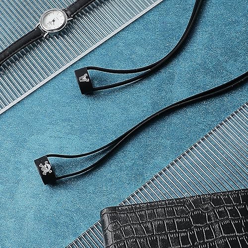 Miniatura 6 de Shappy 2 piezas de colgante de silicona antideslizante para collar con cordón de silicona, soporte para bolígrafo de 19 a 0.984in, hogar, oficina,