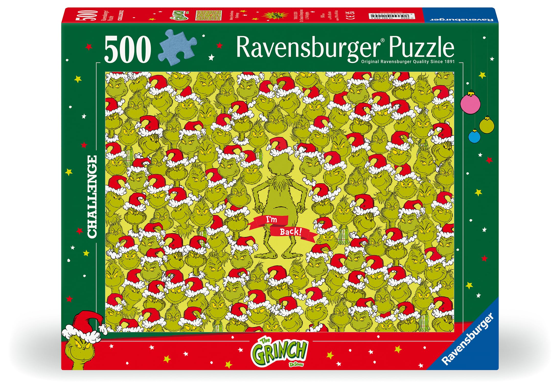Ravensburger The Grinch 500 Piece Jigsaw Puzzle for Adults and Kids Age 10 Years Up - 2024 Christmas Special Edition - Image 4