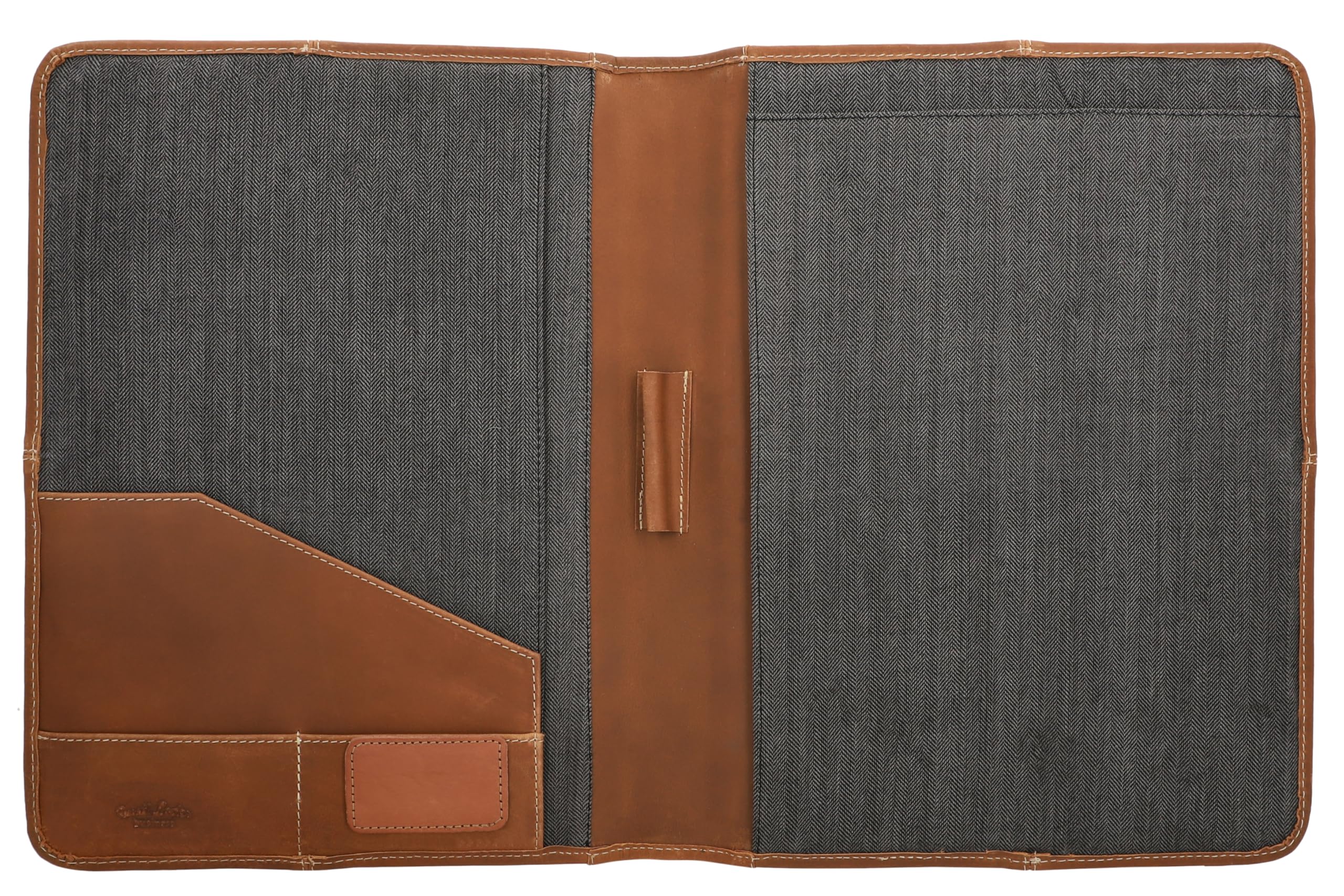 Porte-documents - Gusti Cuir studio "Adrian" organizer porte-bloc pochette tablette 9.7" homme femme cuir de buffle marron clair 2S37-20-5wp