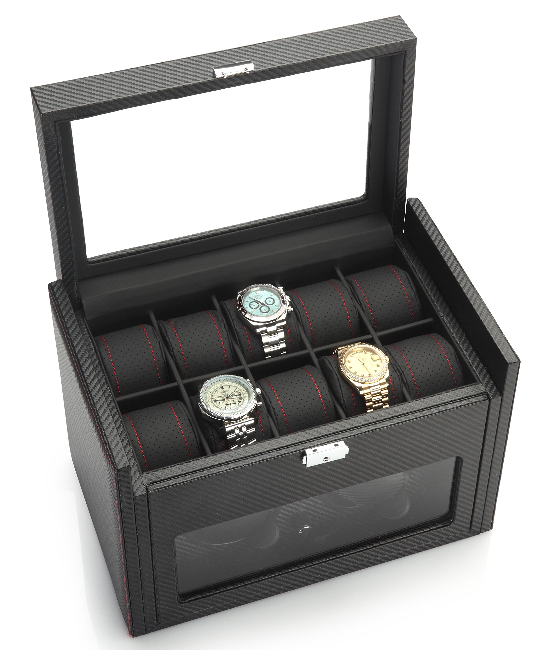 Diplomat 34-702 Modena Handmade Leather Synthetic Watch Winder