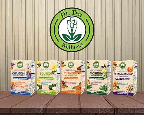 Miniatura 6 de Dr. Tea Wellness Té de hierbas de manzanilla con sabor a miel - 20 bolsas de té