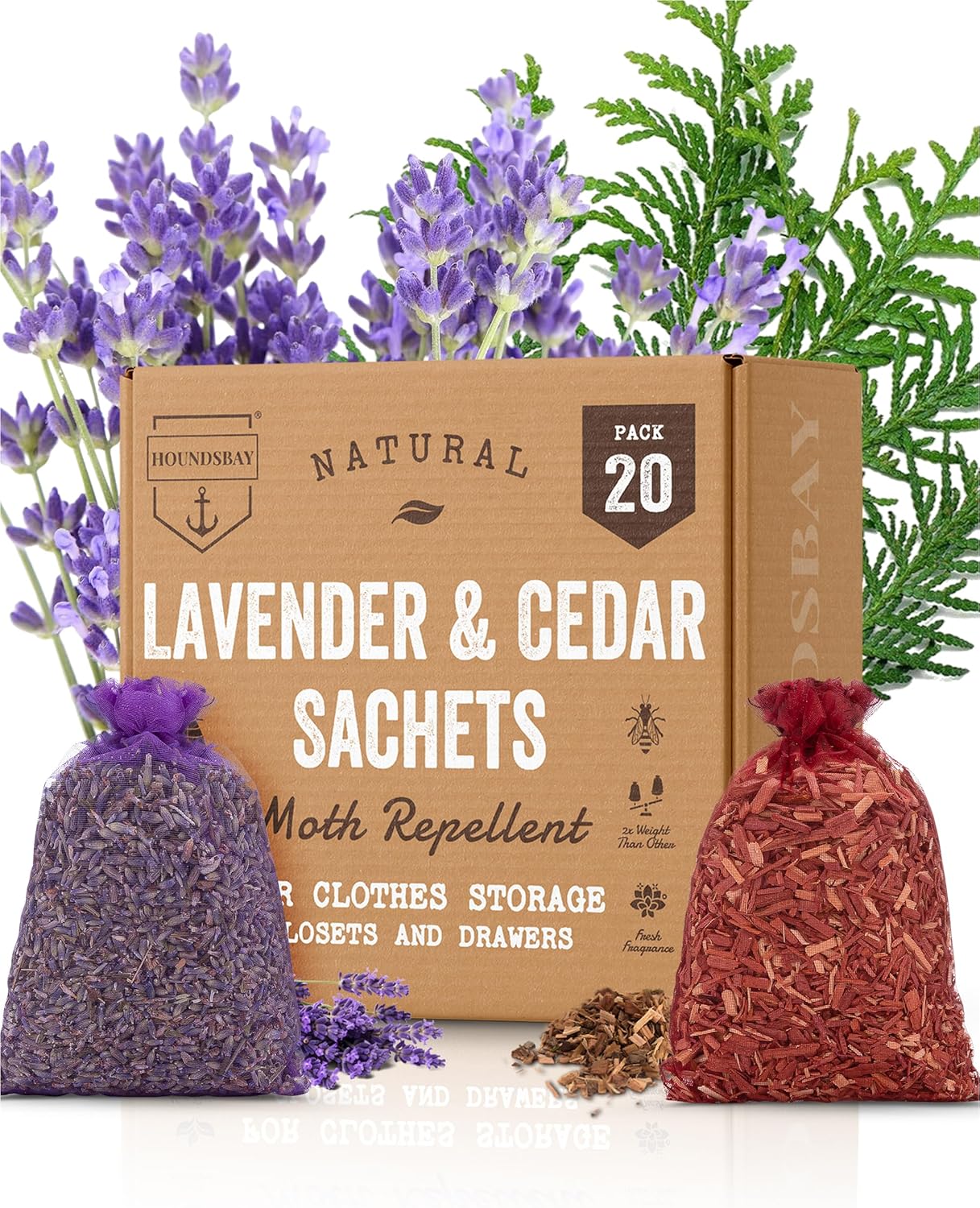 Transform Your Storage: Explore the Benefits of All-Natural Cedar and Lavender Sachets