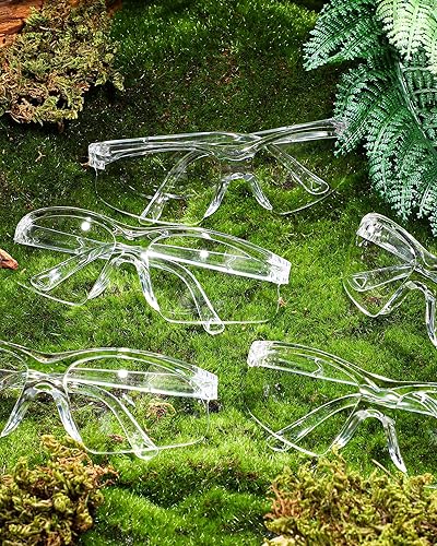 Miniatura 7 de Xuhal 100 pares de gafas de seguridad a granel transparentes protección ocular Ansi Z87.1 protección sobre gafas