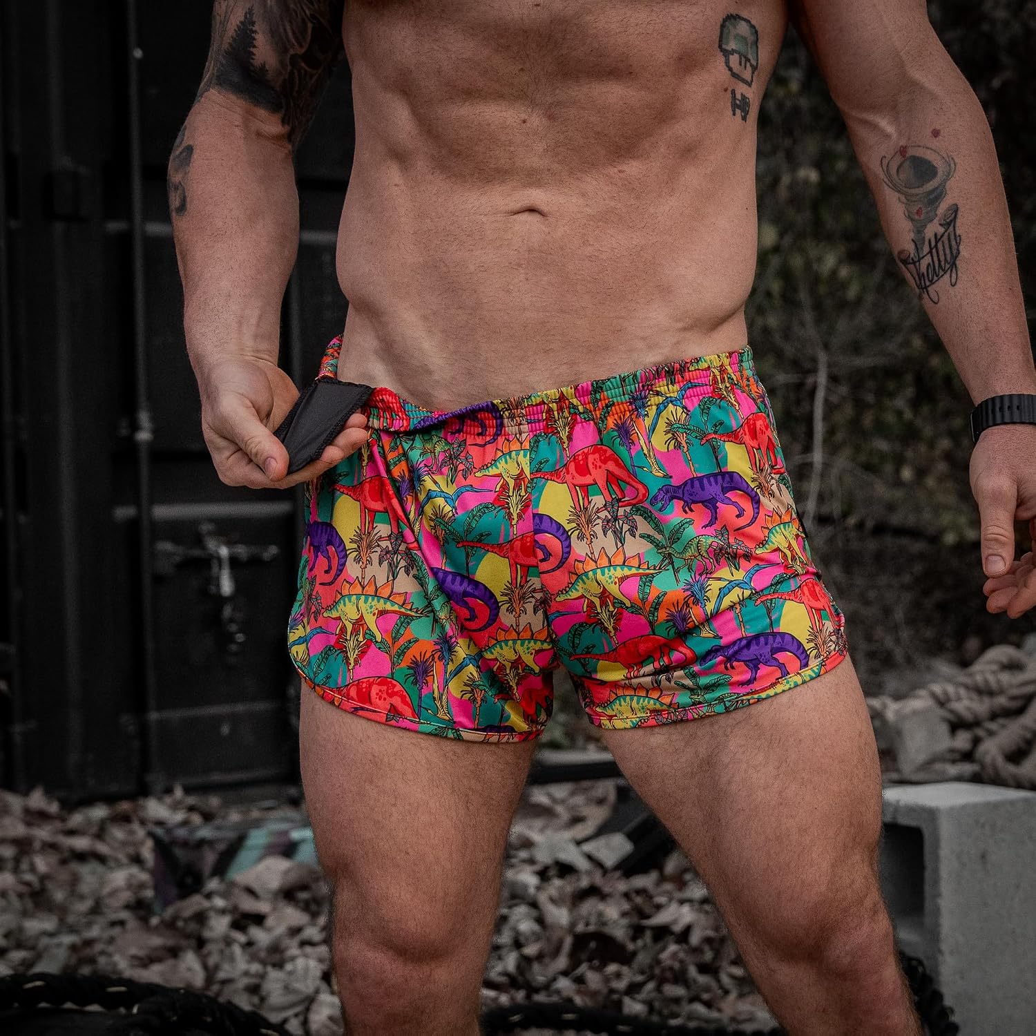 Combat Iron Ranger Panties for Men | Men’s Military Silkies Running Shorts | 2.5” Inseam
