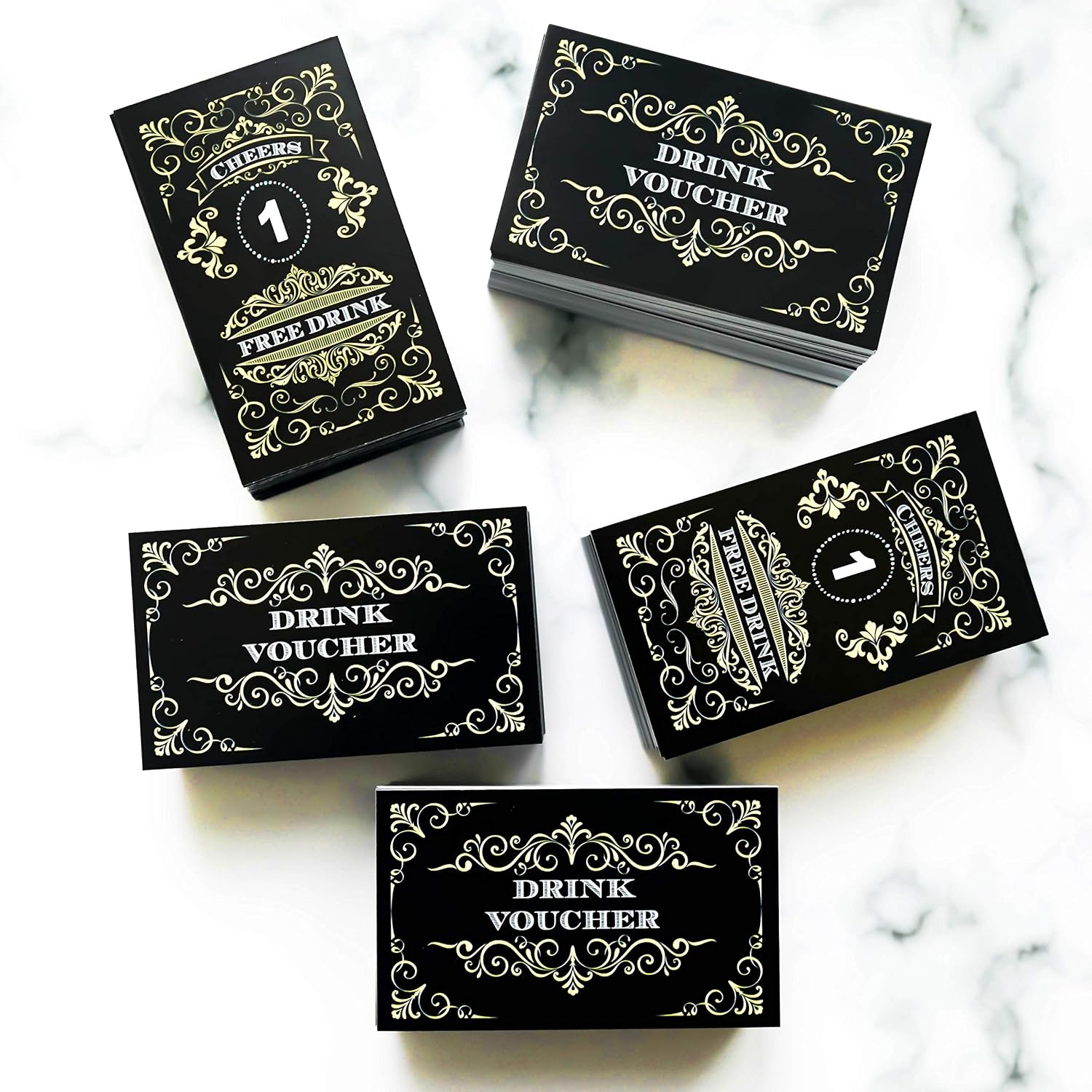 RXBC2011 Black Drink Tickets 450pcs