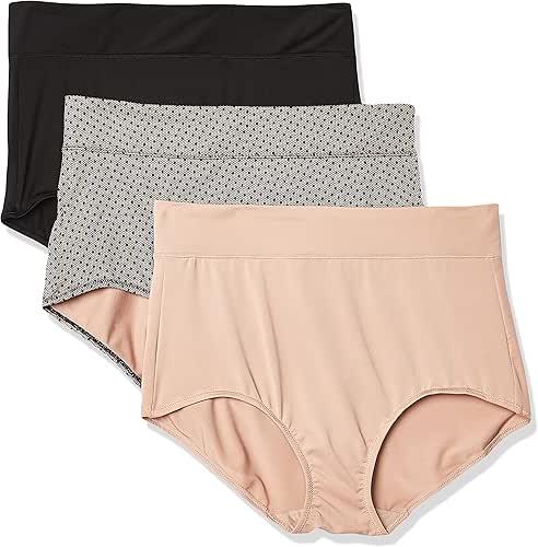 Warner's Women's Blissful Benefits No Muffin Top 3 Pack Brief