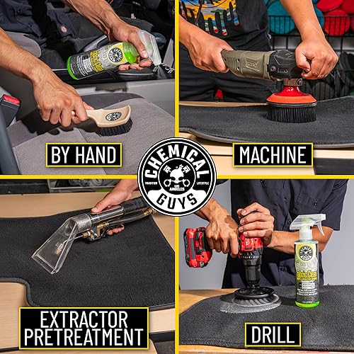 Miniatura 10 de Chemical Guys CWS21916 Fabric Clean - Limpiador de espuma cítrica en aerosol para alfombra y tapicería (autos, asientos y tapetes), seguro para