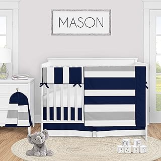 black and white striped crib bedding