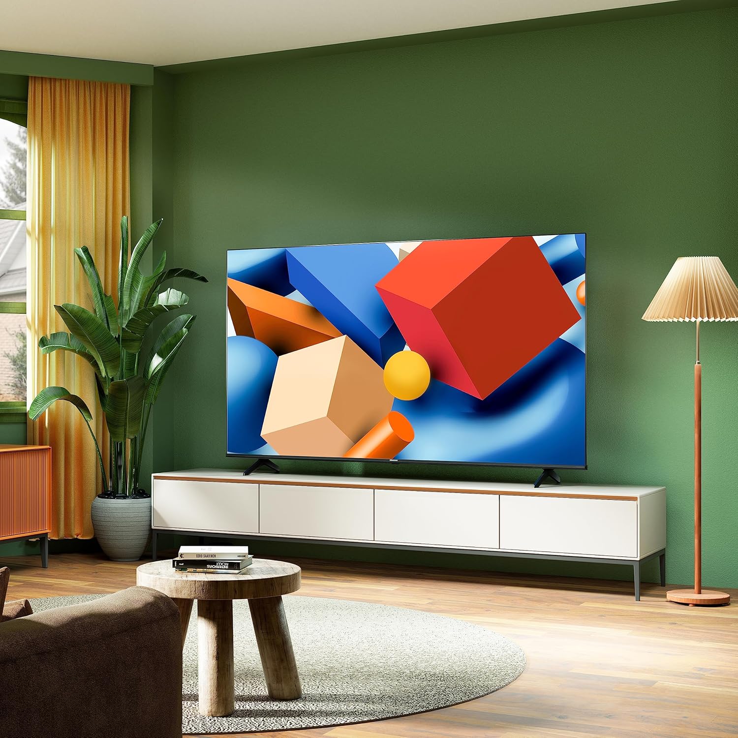 Hisense 58A6K TV in a living room setting