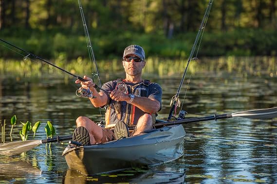 Sentinel 100X Angler Fishing Kayak - Sit-on-Top Kayak - Lightweight - 9.6 ft