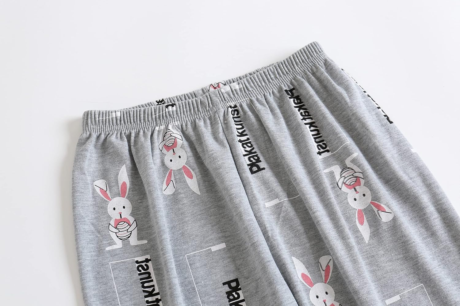 Big Girls Cute Bunny Pajama Sets Lovely Cartoon Sleepwear Winter Pjs Nighty, Rabbit - Image 5