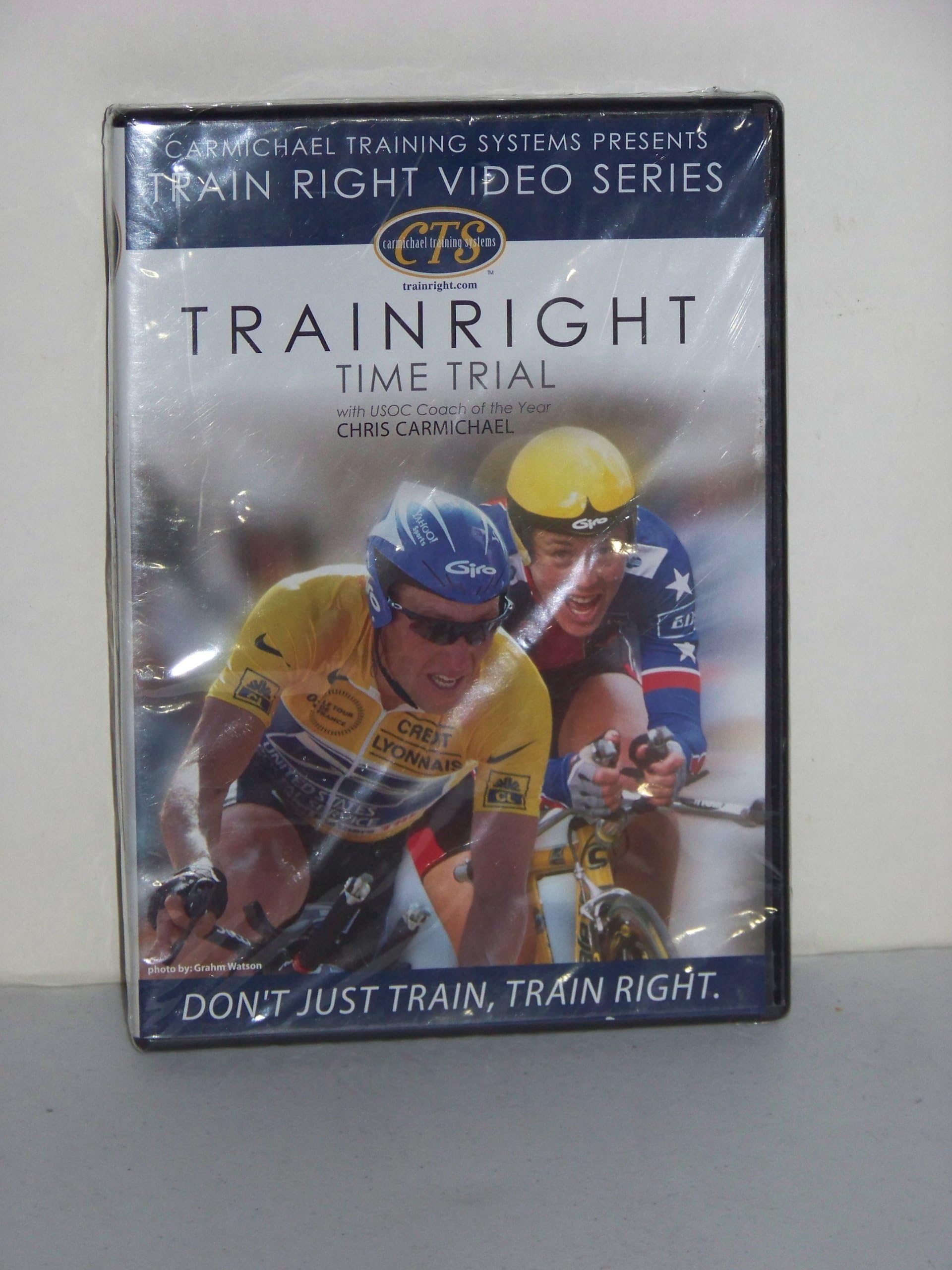 DVD Train Right Time Trial Cycling with Chris Carmichael Bicycle Sports